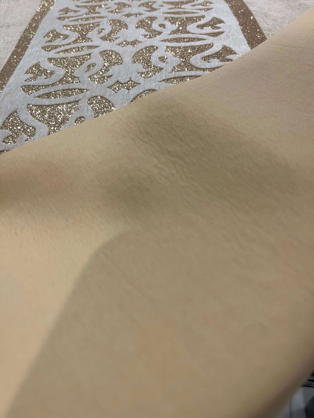 رانل مخمل رزین رنگ کرم