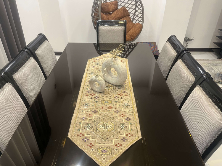 رانل جاجیمی سنتی رنگ نسکافه ای
