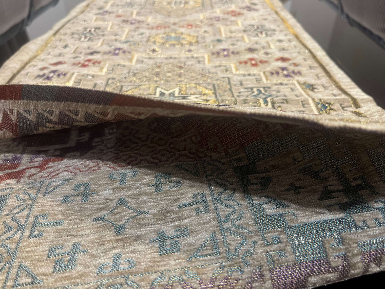 رانل جاجیمی سنتی رنگ نسکافه ای