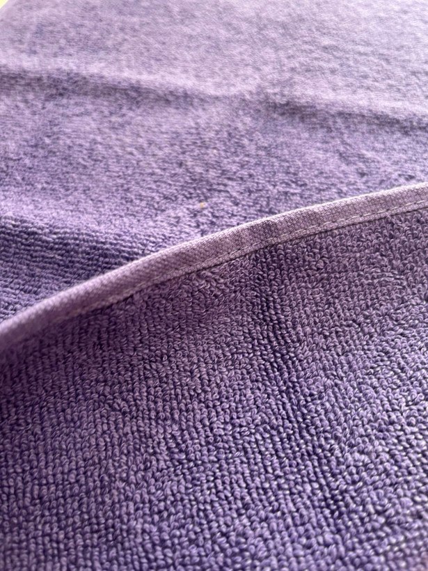 حوله دست و صورت نخی بهباف آذر طرح کندو - بنفش