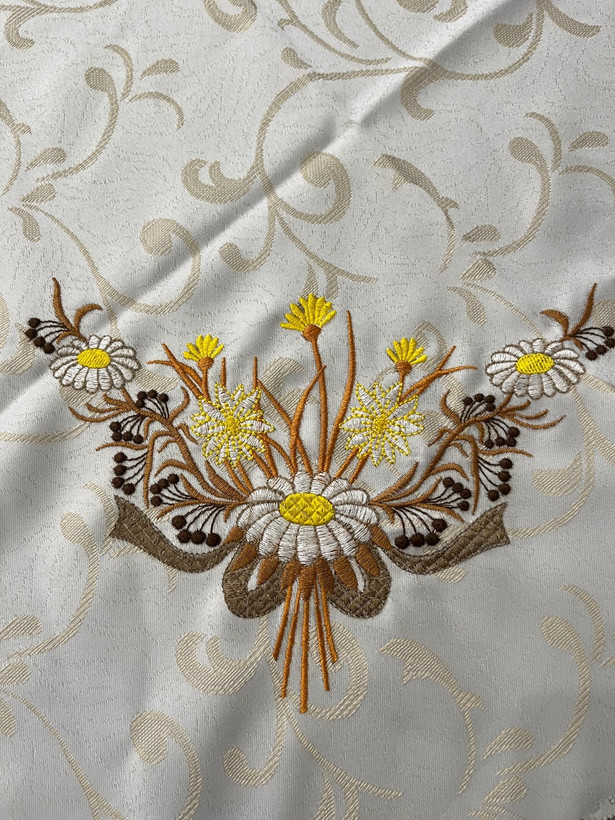 روپشتی جدید ساتن گلدوزی
