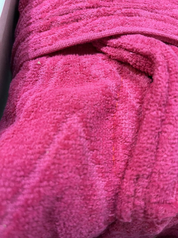 حوله تن پوش تک کارن سری VIP رنگ صورتی تیره