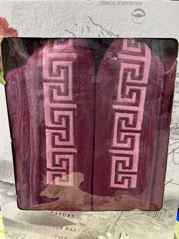حوله تن پوش نوجوان رنگ زرشکی
