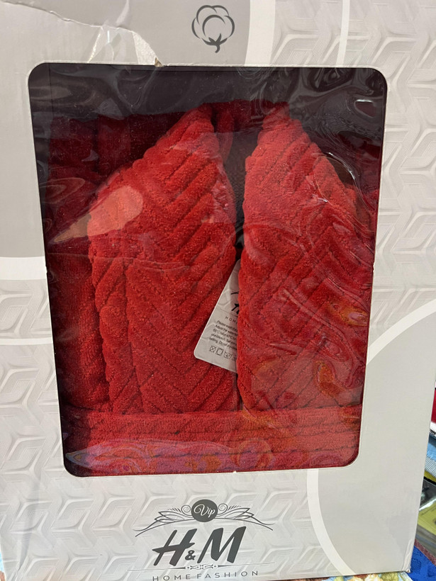 حوله تن پوش تک گِرَم بالا H&M رنگ قرمز