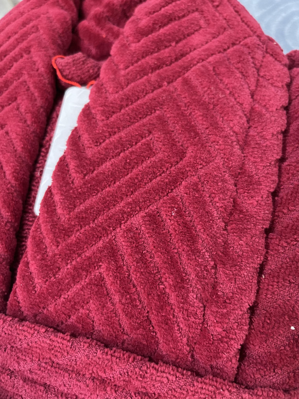 حوله تن پوش تک گِرَم بالا H&M رنگ زرشکی
