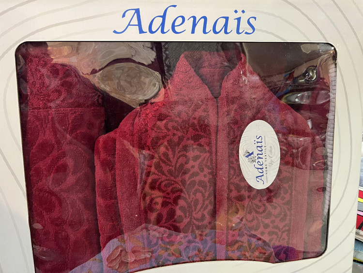 حوله تن پوش سرویس حمام Adenais رنگ قرمز