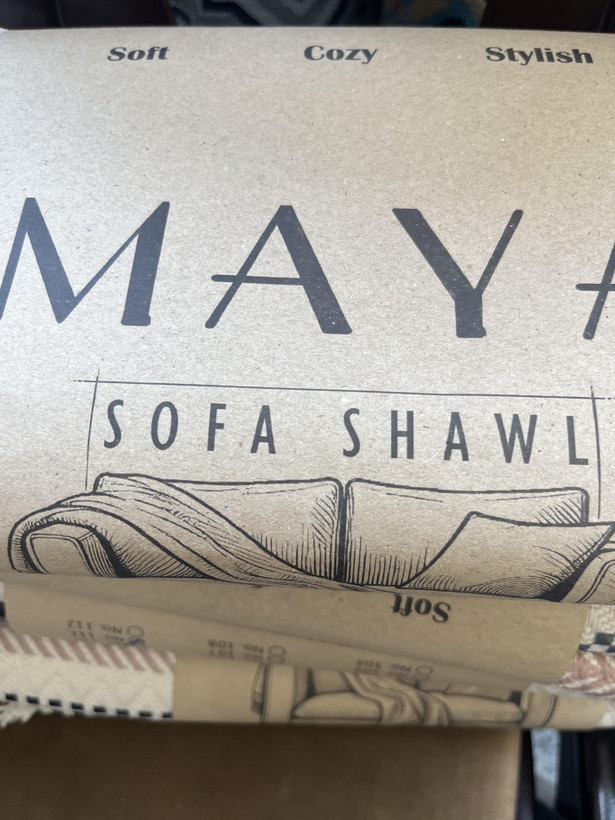 پک 5 نفره (2 تکه) رومبلی و شال مبل MAYA طرح لونا
