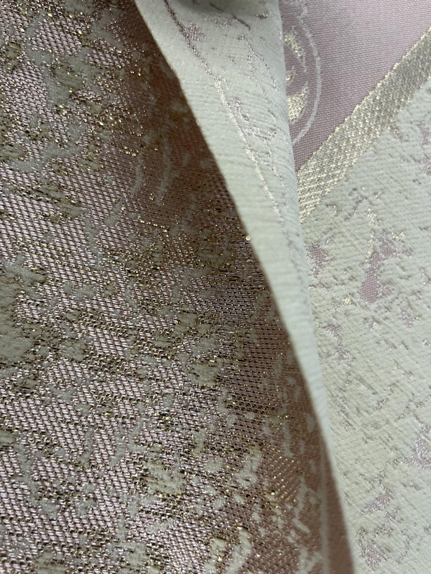رومیزی مخمل زرکوب 4 تیکه مدل پتینه