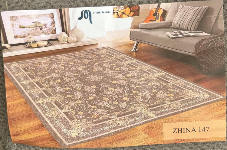 زیرسفره ای عروس جنس مخمل رنگ کرم خاکستری